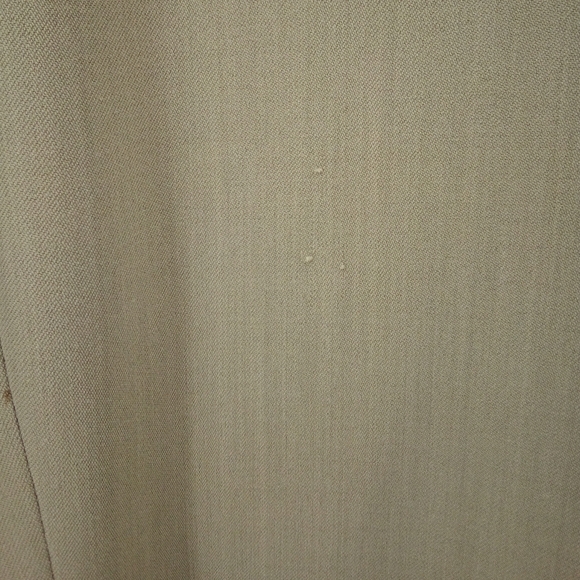 Selection de Givenchy Shearing Wool Tan Plus Size 24W Suit Jacket Skirt Vented - Picture 11 of 16